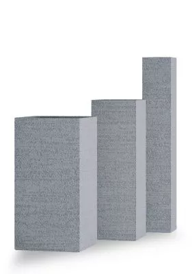 Кашпо CONCRETIKA COLONNA EROSIA WHITE