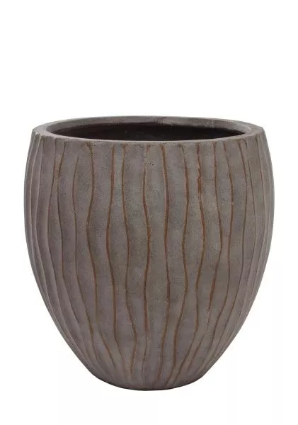 Кашпо Nobilis Marco "Waves fossil wood Round"