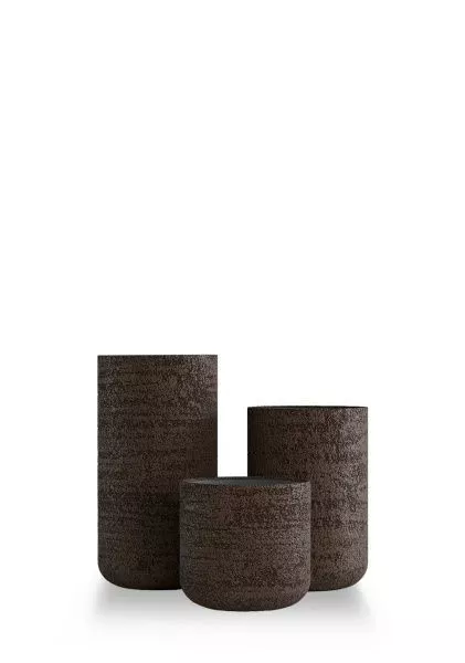 Кашпо CONCRETIKA TOPPER EROSIA BROWN