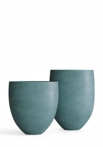 Кашпо CONCRETIKA BARREL CLOUDY BLUE