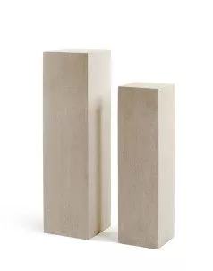 Кашпо TREEZ Effectory, Колонна, Белый песок