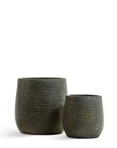 Кашпо TREEZ ERGO, Чаша, Окись с золотой патиной