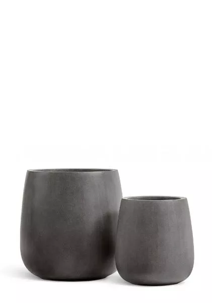 Кашпо TREEZ Effectory, Design-Чаша, Серый бетон