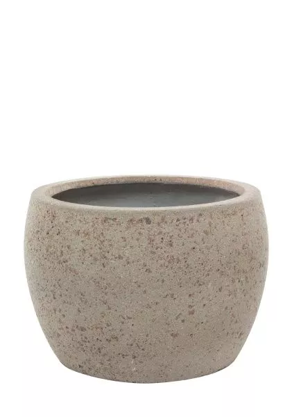 Кашпо Nobilis Marco "Plain grey stone Round"