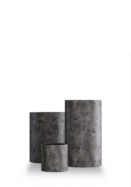 Кашпо CONCRETIKA CYLINDER CONCRETE GREY DARK
