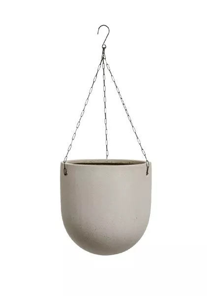 Кашпо TREEZ Effectory, Чаша подвесная, Белый песок