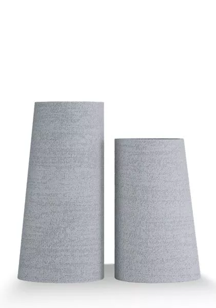 Кашпо CONCRETIKA DUET EROSIA WHITE