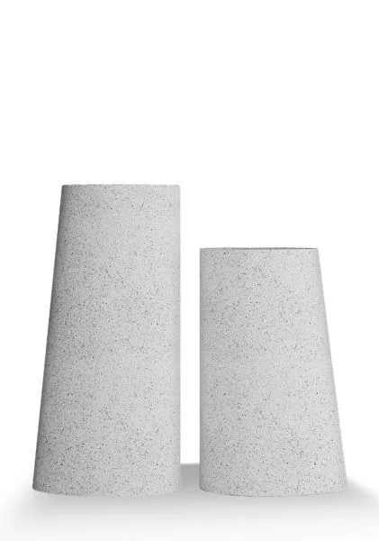 Кашпо CONCRETIKA DUET EGG WHITE