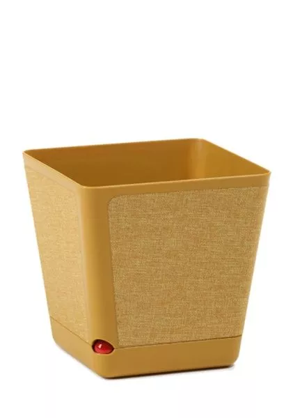 Кашпо KORA textil горчичный