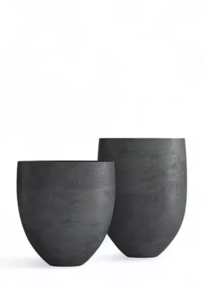 Кашпо CONCRETIKA BARREL SMOKEY BLUE