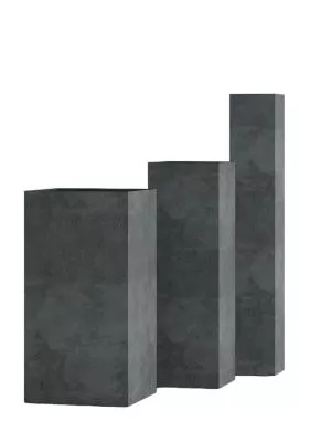 Кашпо CONCRETIKA COLONNA SMOKEY BLUE