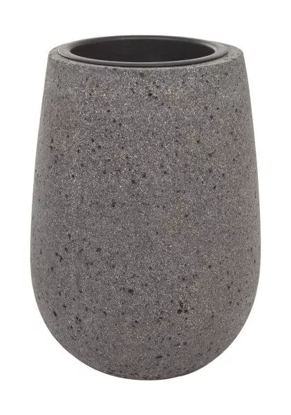 Кашпо Nobilis Marco "Plain laterite grey Jar" (файкостоун), D30хH41 см