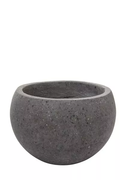 Кашпо Nobilis Marco "Grey Round" (полистоун), D20хH17 см