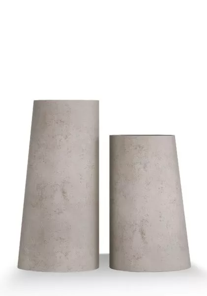 Кашпо CONCRETIKA DUET CONCRETE WHITE