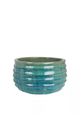 Кашпо Nobilis Marco Ocean blue Round