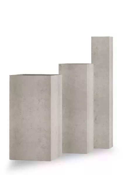 Кашпо CONCRETIKA COLONNA CONCRETE WHITE