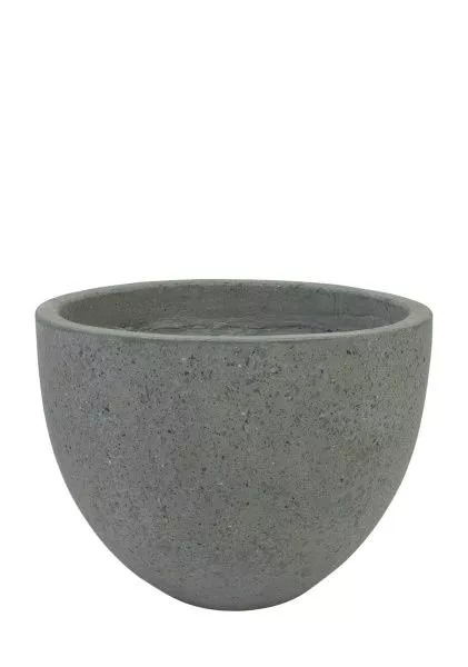 Кашпо Nobilis Marco "Grey Round" (полистоун), D40хH30 см