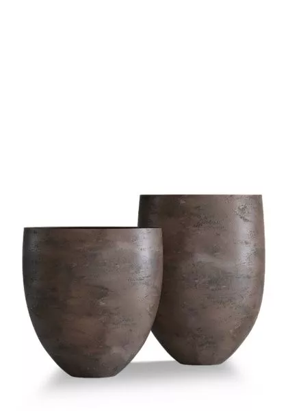 Кашпо CONCRETIKA BARREL TAUPE CONCRETE