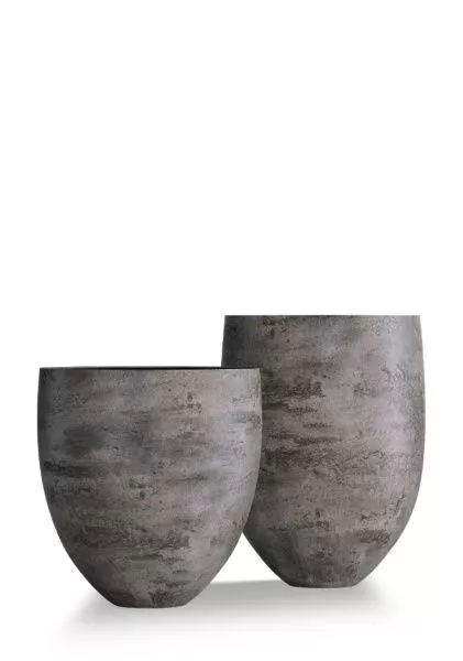 Кашпо CONCRETIKA BARREL CONCRETE GREY DARK