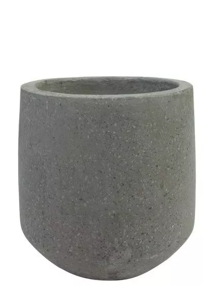 Кашпо Nobilis Marco "Grey Jar" (полистоун), D22хH22 см
