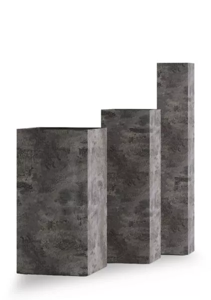 Кашпо CONCRETIKA COLONNA CONCRETE GREY DARK