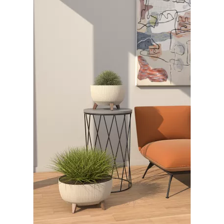 Кашпо ROMA Jumper на ножках d33, h22