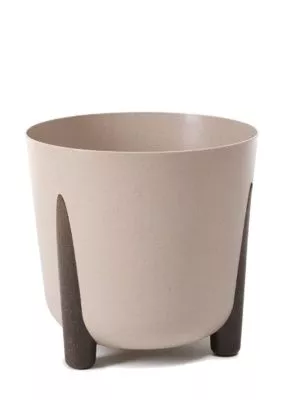 Кашпо на ножках FRIDA ECO coffee d34; h32