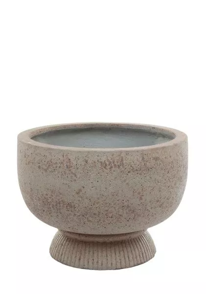 Кашпо Nobilis Marco "Plain grey stone Cup" (файкостоун), D53хH38 см