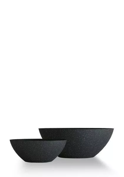 Кашпо CONCRETIKA BONSAY EGG BLACK
