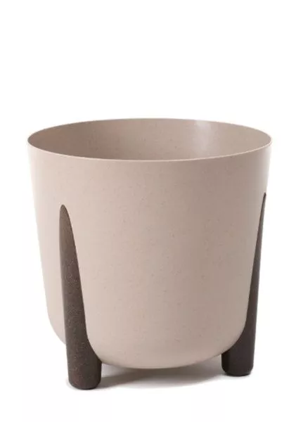 Кашпо на ножках FRIDA ECO coffee d34; h32