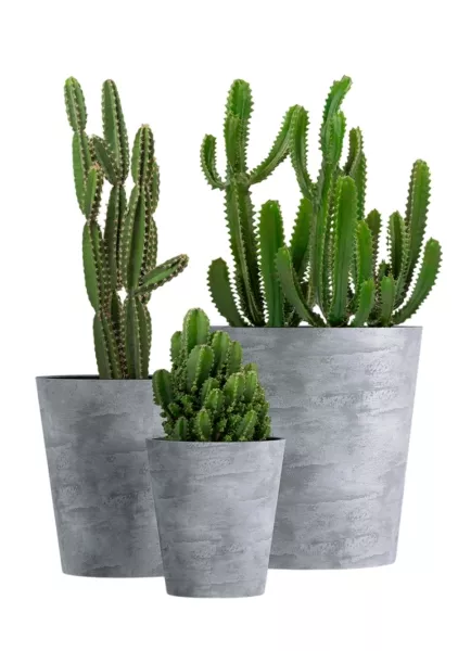 Кашпо CONCRETIKA CRATER CONCRETE GREY LIGHT