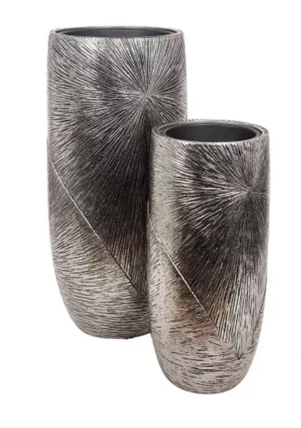 Кашпо Nobilis Marco Pa-darksilver Sunrays Vase