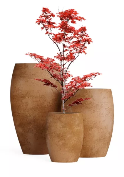 Кашпо CONCRETIKA OVAL CLASSIC CLAY