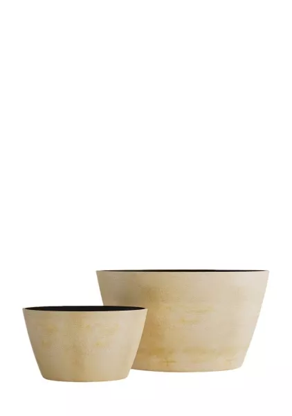 Кашпо CONCRETIKA BOWL LEMON CLAY