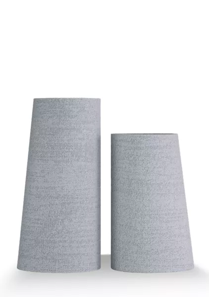 Кашпо CONCRETIKA DUET EROSIA WHITE