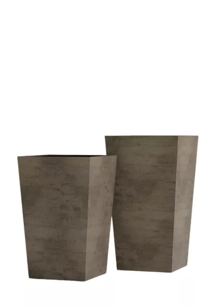 Кашпо CONCRETIKA CONIC SMOKEY GREY