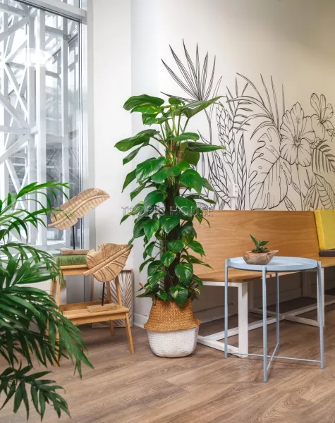 Корзина большая белый\крафт