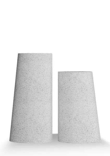 Кашпо CONCRETIKA DUET EGG WHITE