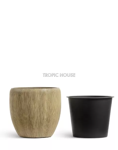 Кашпо TREEZ Effectory, Конус-Чаша , Песчаная дюна