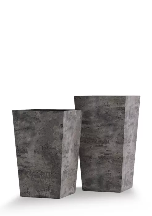 Кашпо CONCRETIKA CONIC CONCRETE GREY DARK