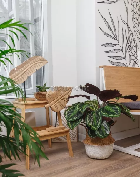 Корзина средняя белый\крафт