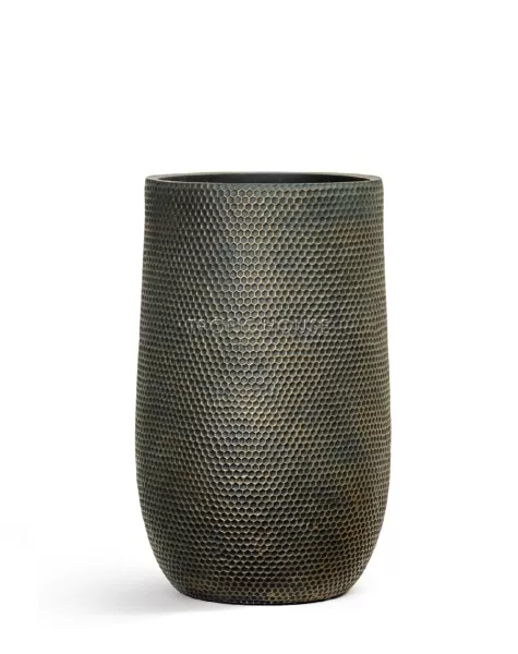 Кашпо TREEZ ERGO, Высокая чаша, Окись с золотой патиной