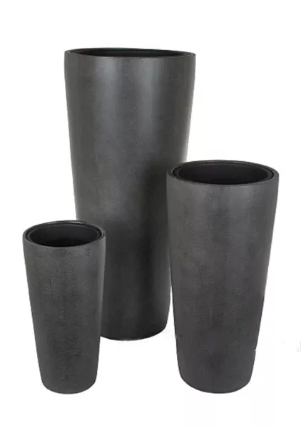 Кашпо Nobilis Marco Pm-gray2 Cone цилиндрическое