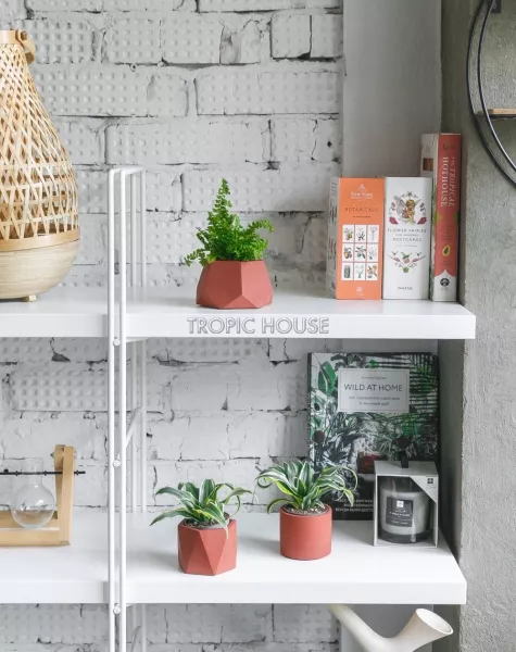 Кашпо бетонное настольное ТН 30