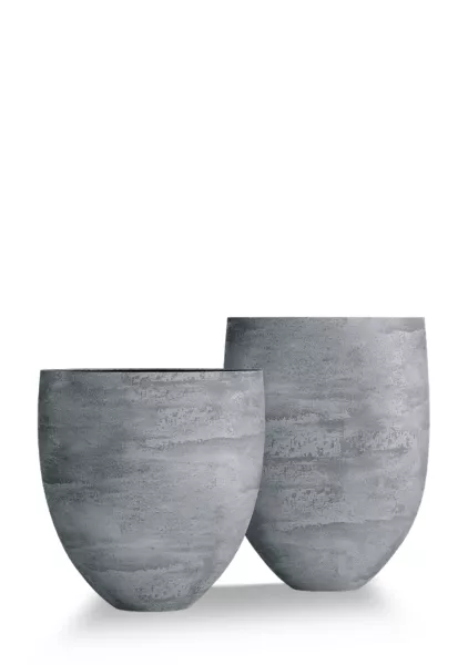 Кашпо CONCRETIKA BARREL CONCRETE GREY LIGHT