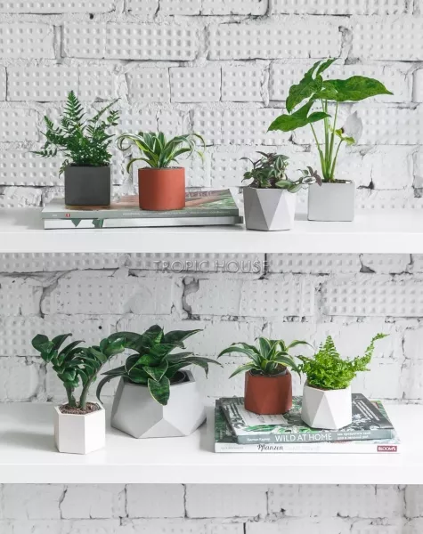 Кашпо бетонное настольное ТН 30