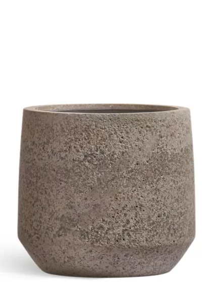 Кашпо TREEZ ERGO, Трапециевидная чаша, Песок серый беж