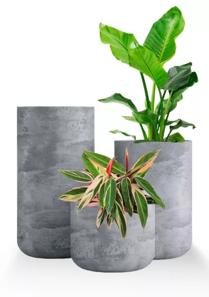 Кашпо CONCRETIKA TOPPER CONCRETE GREY LIGHT