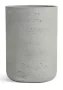 Кашпо TREEZ ERGO, Высокий цилиндр, Светло-серый бетон