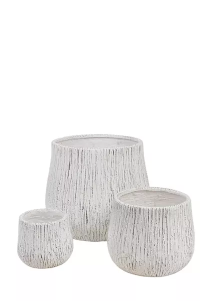 Кашпо Nobilis Marco Ribs grey Jaze